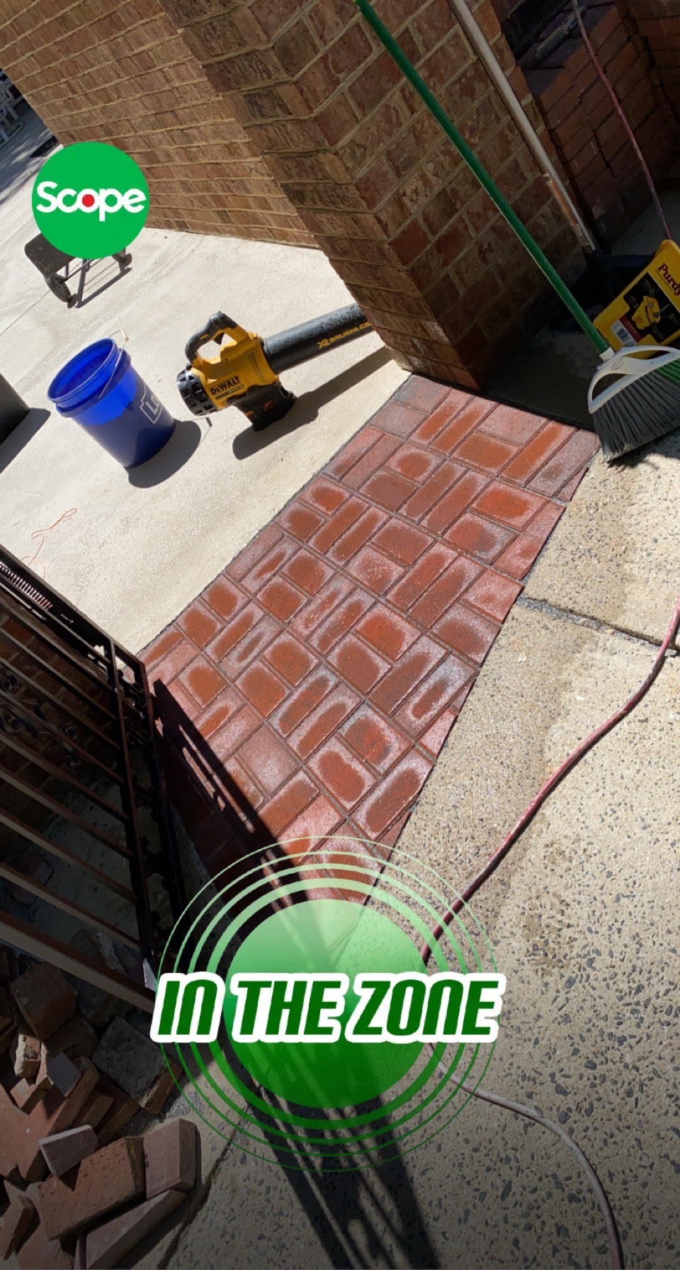 Brick Paver Repair project