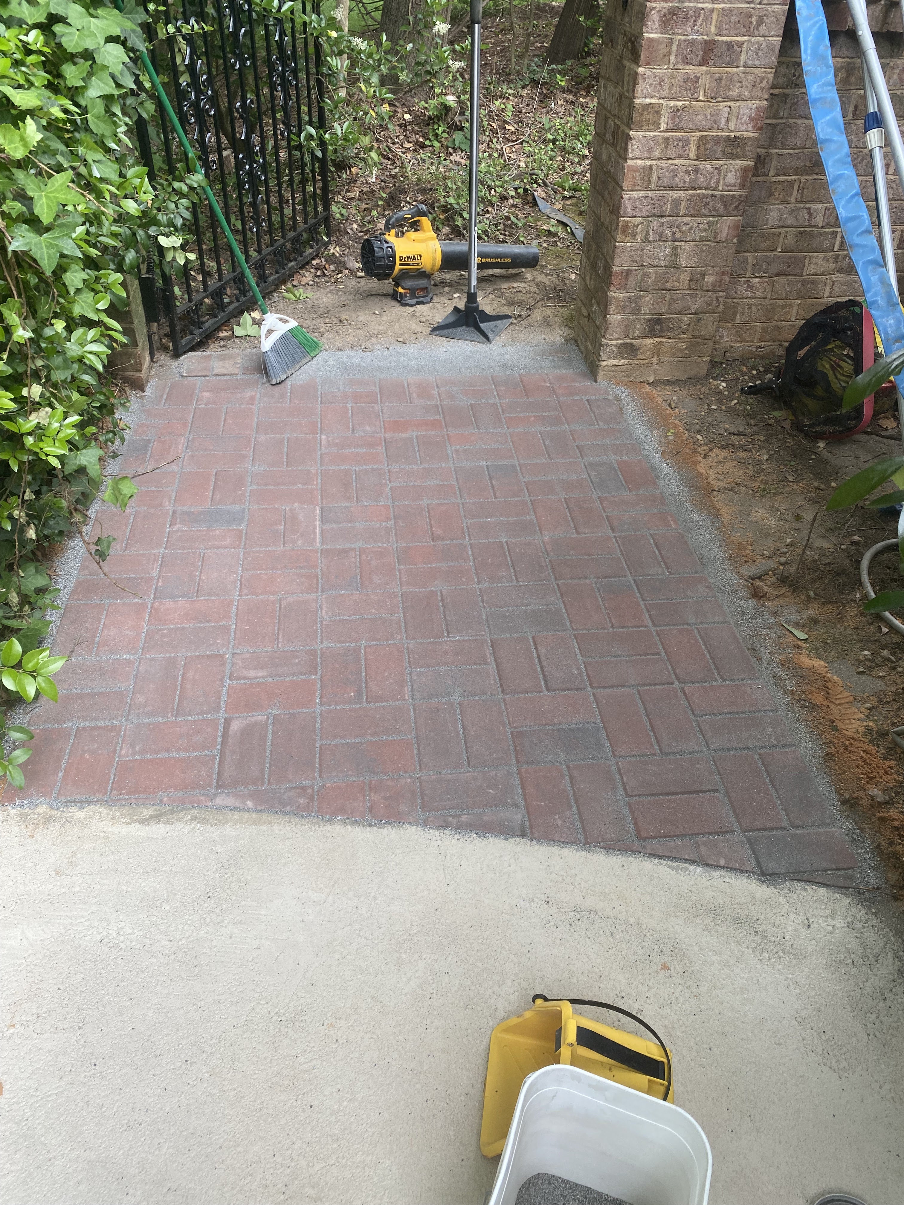 Brick Paver Repair project