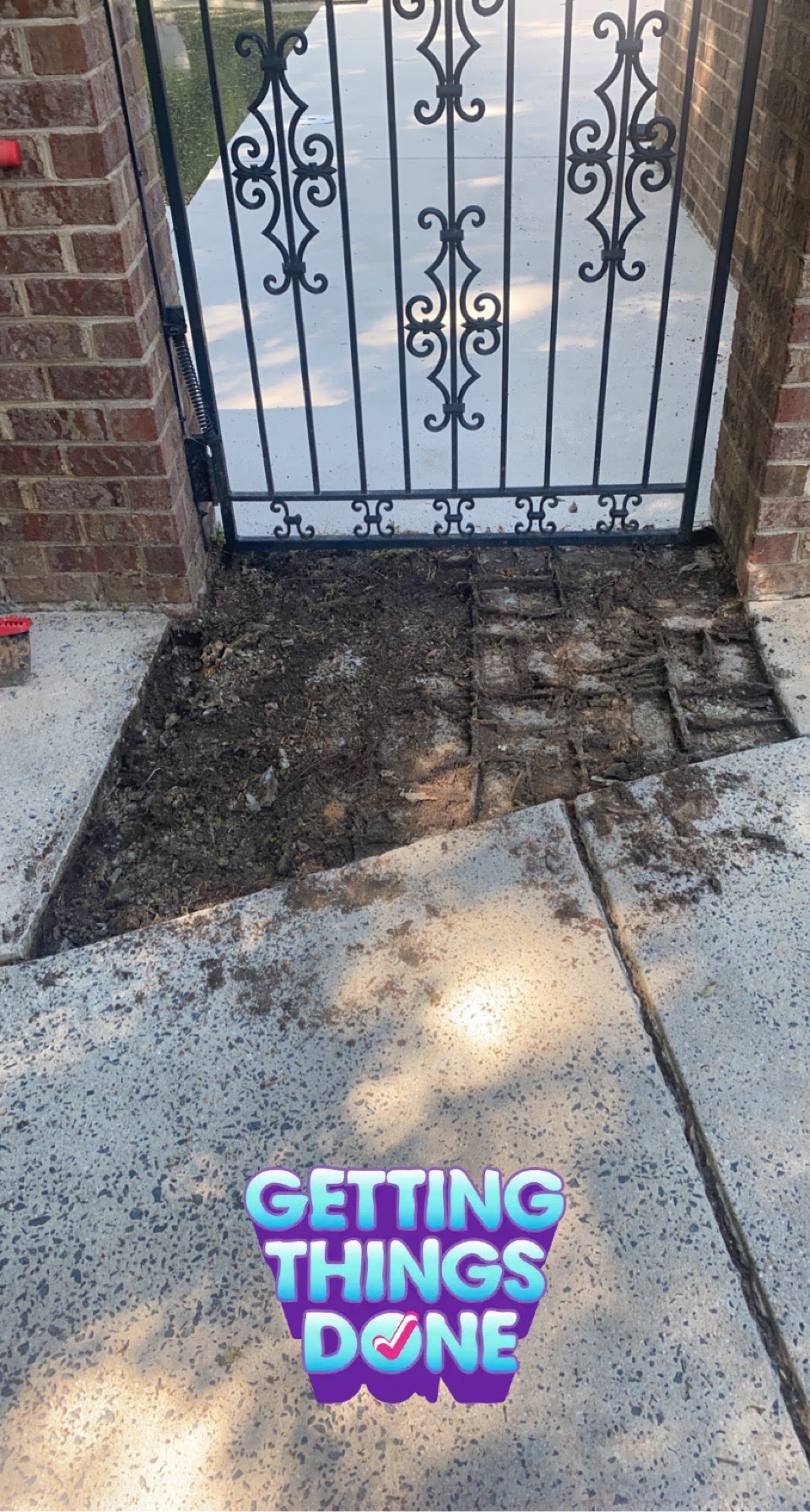 Brick Paver Repair project