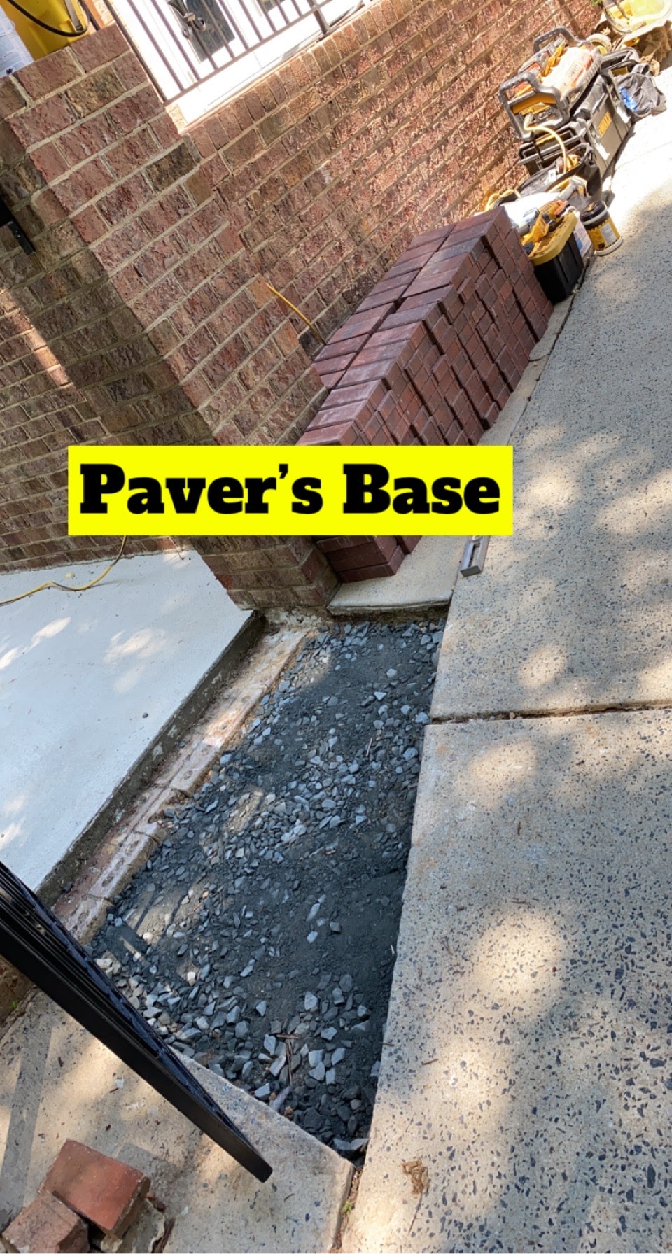 Brick Paver Repair project