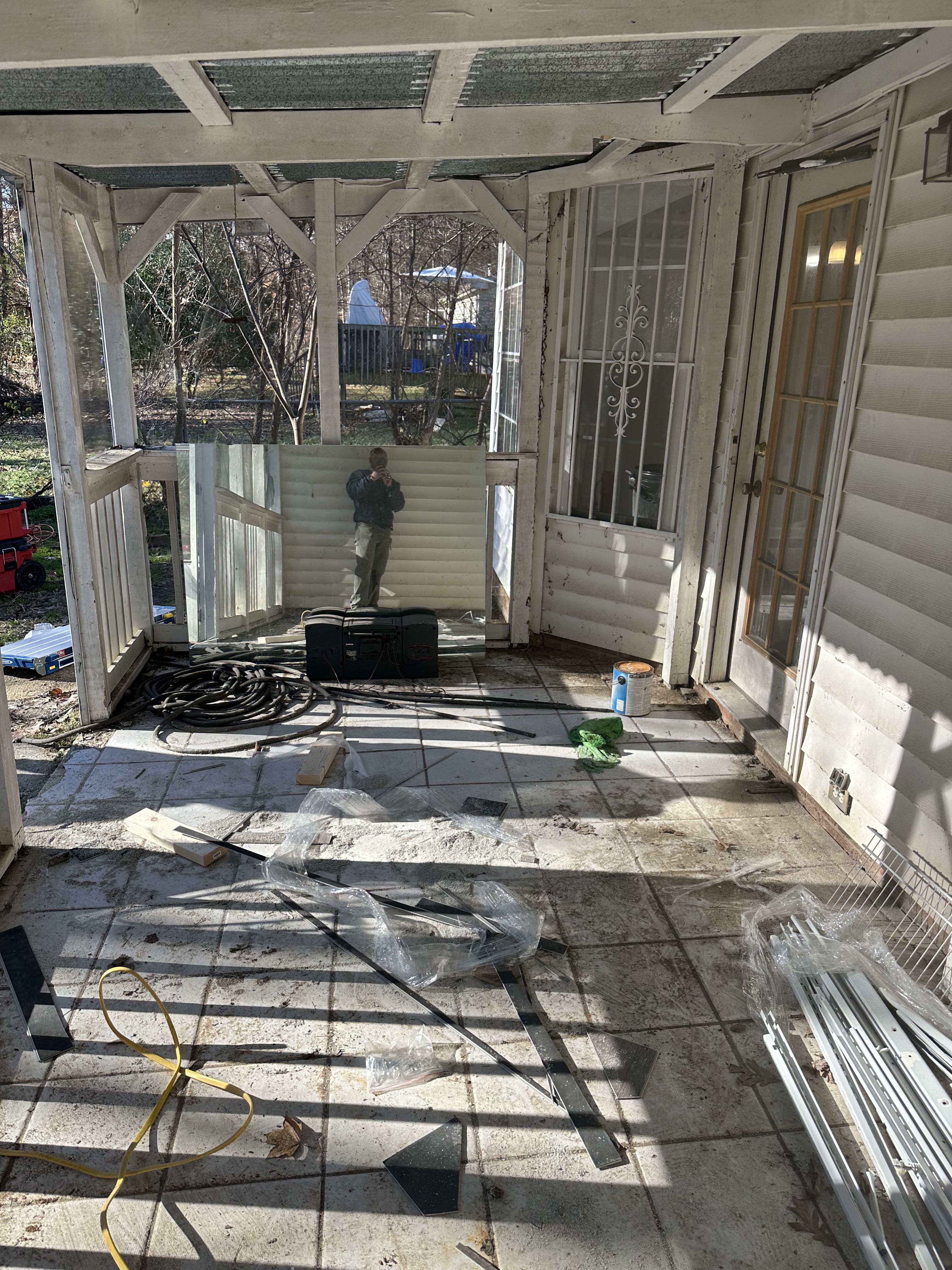 Screened Porch Upgrade project